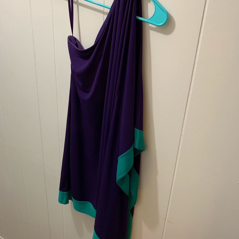 Cache Off The Shoulder Color Block Dress - image 2